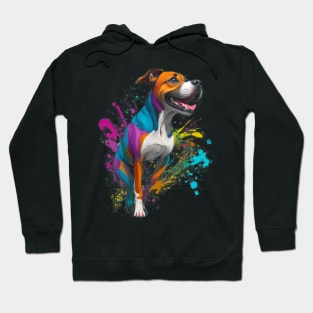 Colours Dog colourful Hoodie